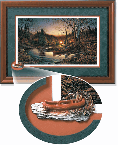 Morning Solitude Encore II Cameo Framed